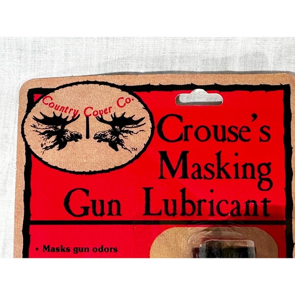 NEW IN BOX Crouse's Odor Masking Gun Lubricant- Pine Cover Scent Hunting 1.25 oz - Picture 5 of 8